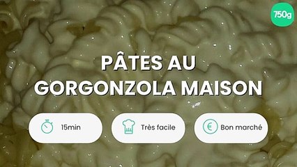 Pâtes au gorgonzola maison