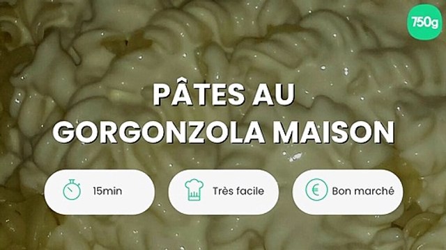 Pâtes au gorgonzola maison