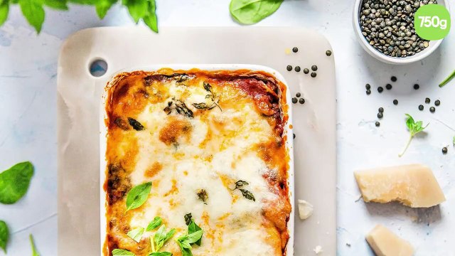Lasagne Végétarienne aux lentilles vertes