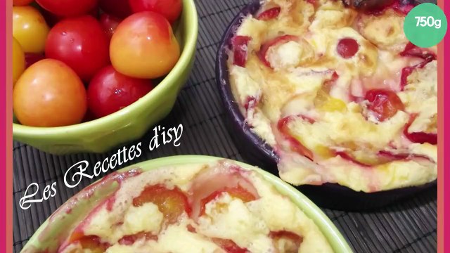 Clafoutis gourmand aux petites prunes