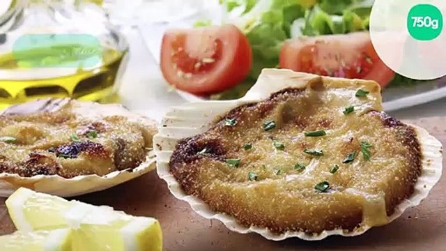 Coquilles Saint-Jacques gratinées