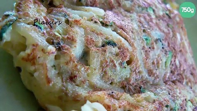 Rösti de courgettes et pommes de terre