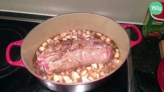 Rôti de veau au foie gras