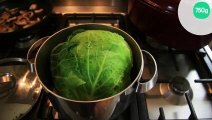 Chou entier farci au Sauternes