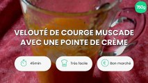 Velouté de courge muscade avec une pointe de crème