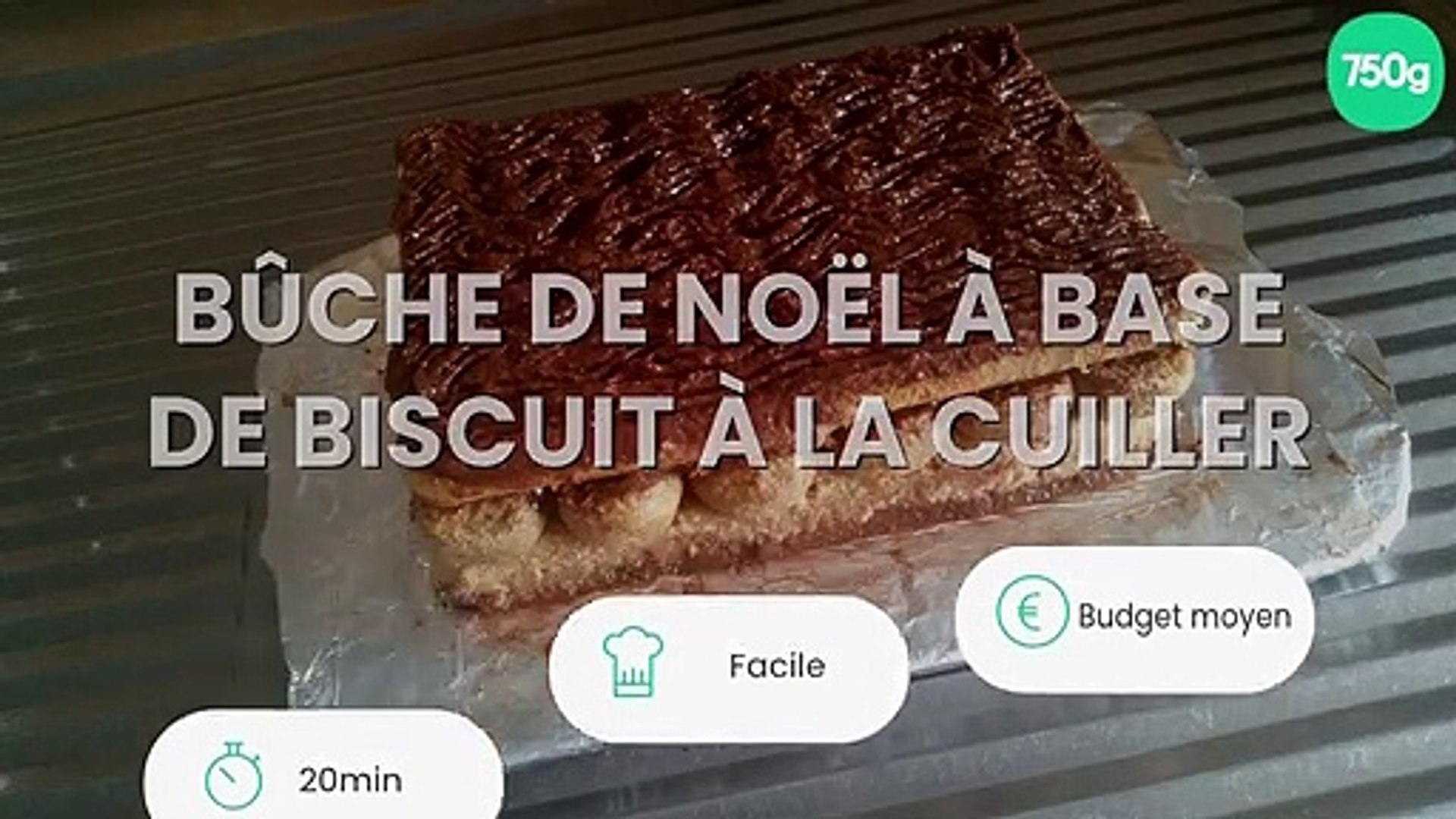 Buche De Noel A Base De Biscuit A La Cuiller Video Dailymotion