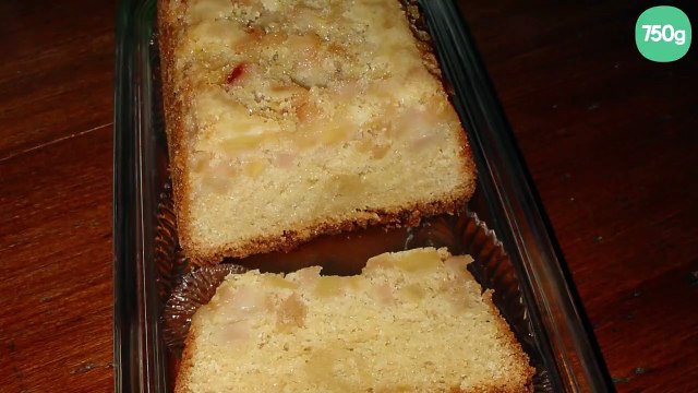 Cake aux poires caramélisées