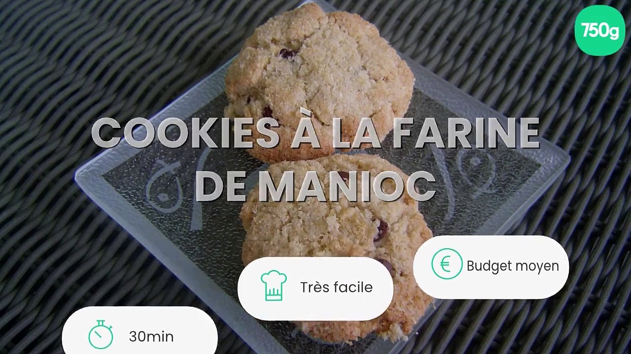 Cookies à la farine de manioc
