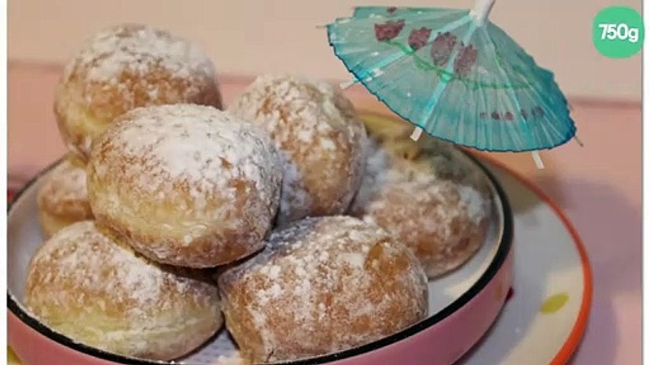 Beignets de Carnaval au sucre, cuisson au four