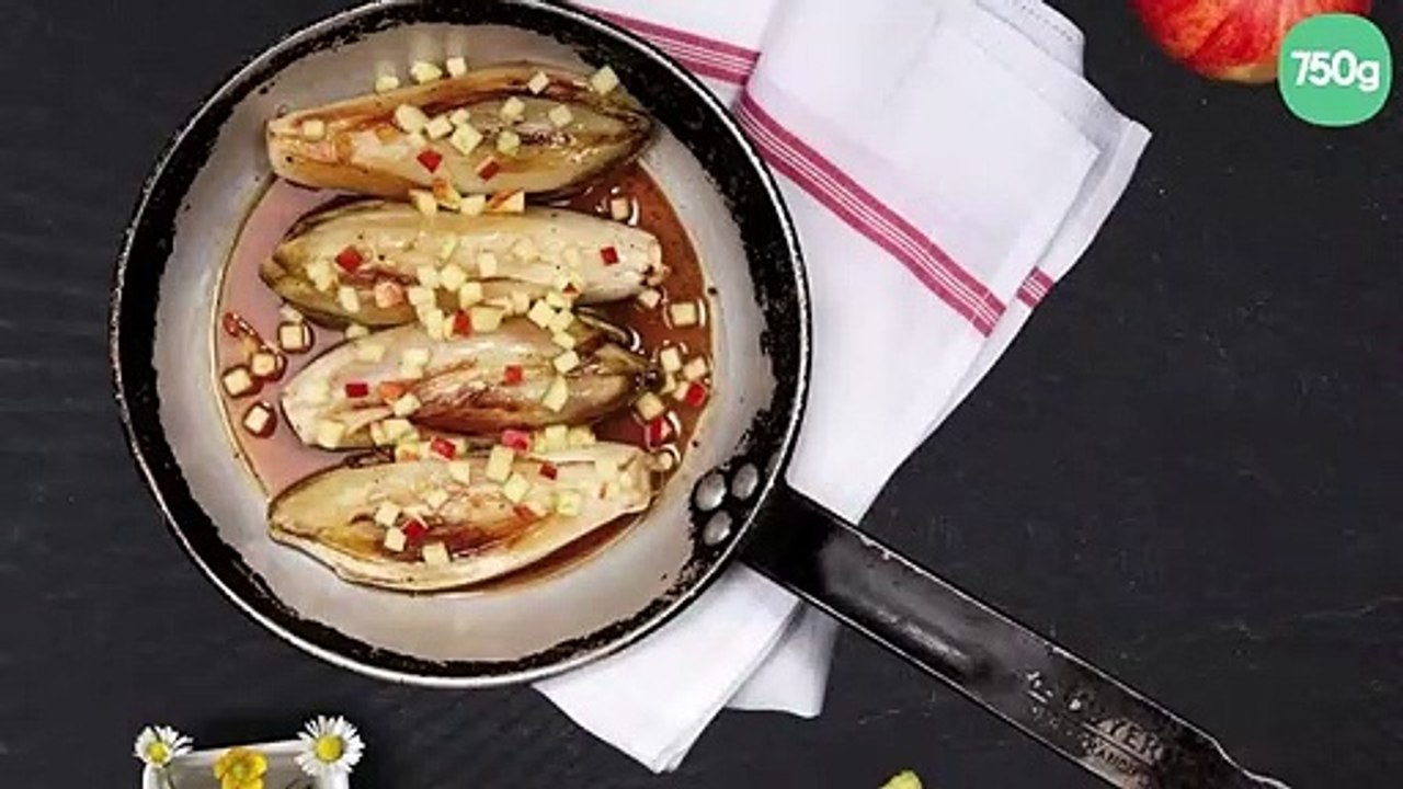 Endives glacées à la Normande