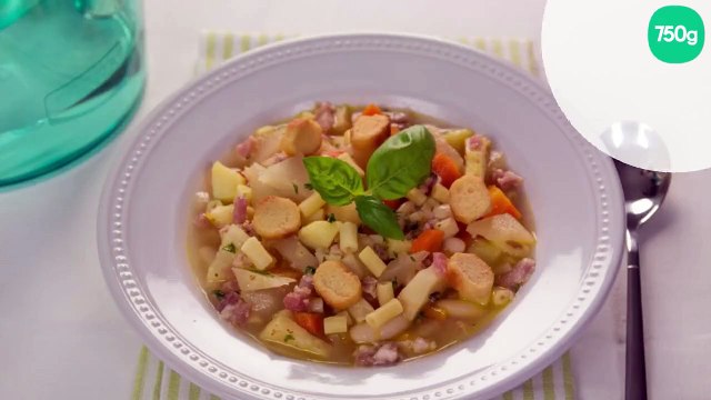 Minestrone de légumes d'automne