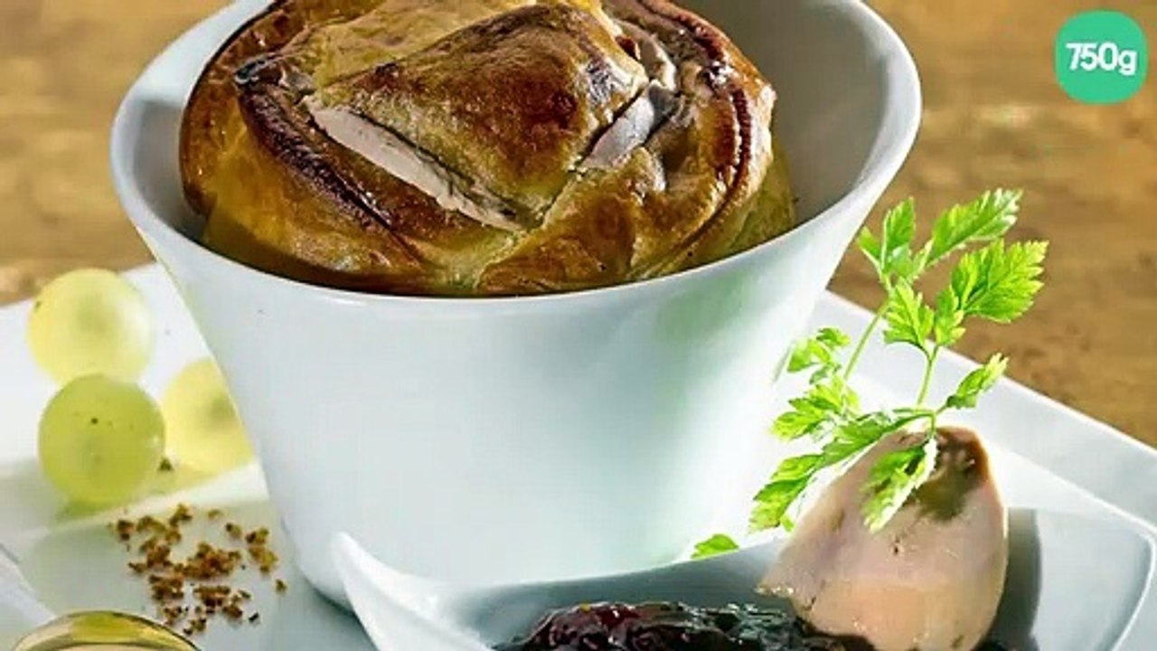 Feuilletés de foie gras au muscat