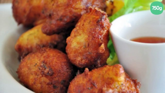 Accras de morue au piment doux