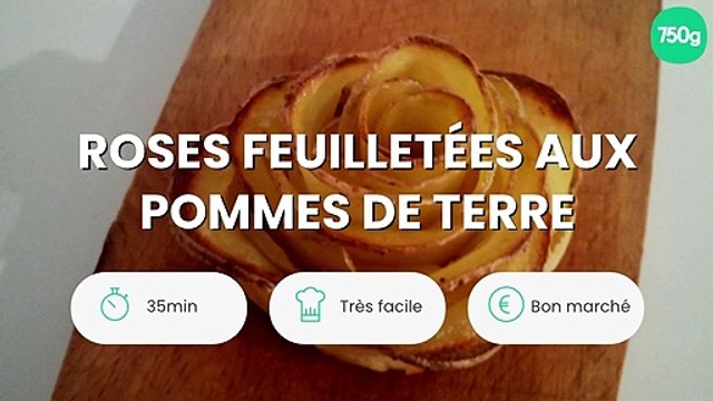 Roses feuilletées aux pommes de terre