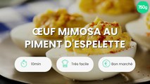 Œuf mimosa au piment d'Espelette