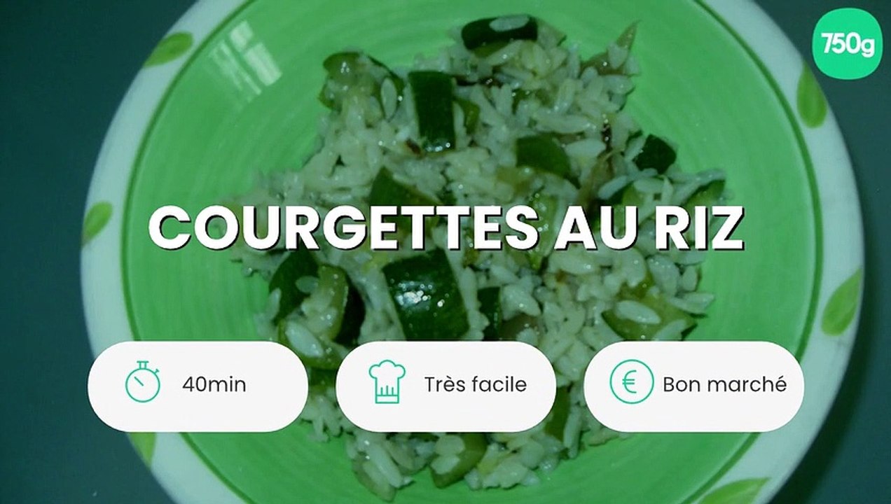 Courgettes au riz