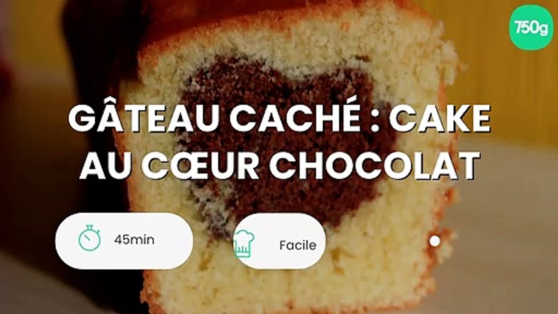 Gateau Cache Cake Au Cœur Chocolat Video Dailymotion