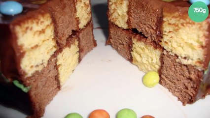 Gâteau Damier simple