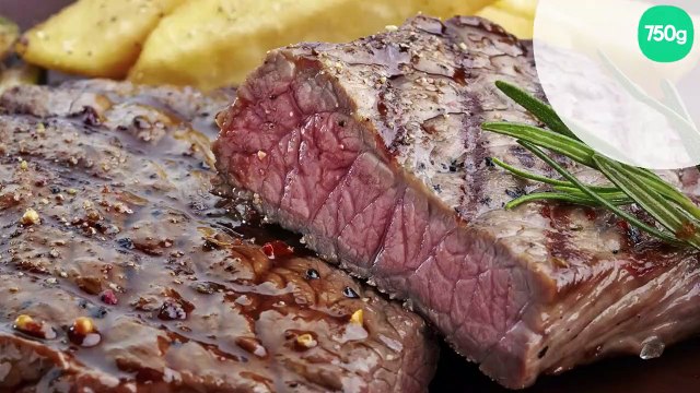 Pavés de bœuf grillés sauce balsamique au poivre et romarin