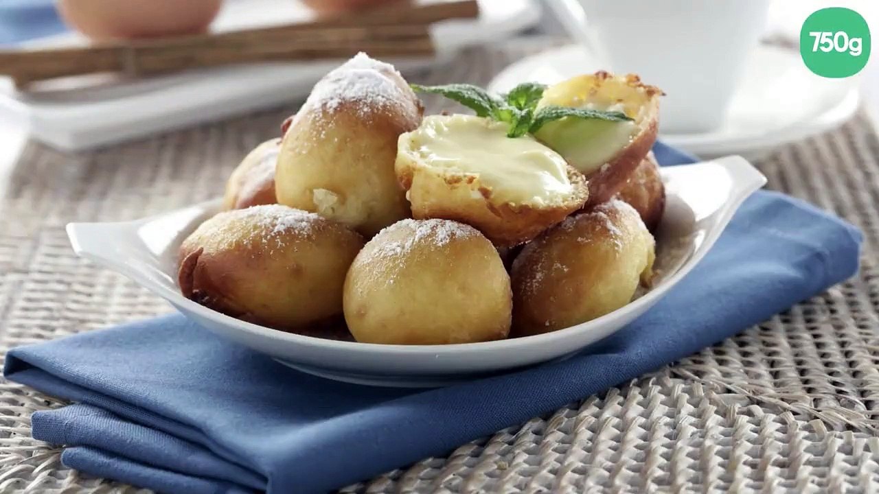 Beignets au chocolat blanc
