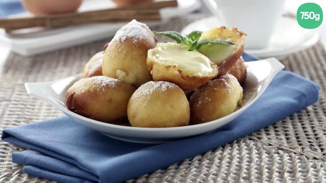 Beignets au chocolat blanc