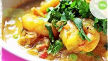 Curry indien de Crevettes au lait de coco
