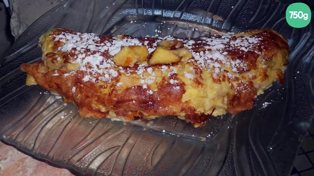 Omelette soufflée aux pommes