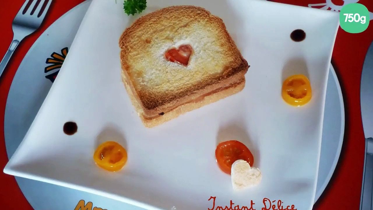 Croque chèvre miel