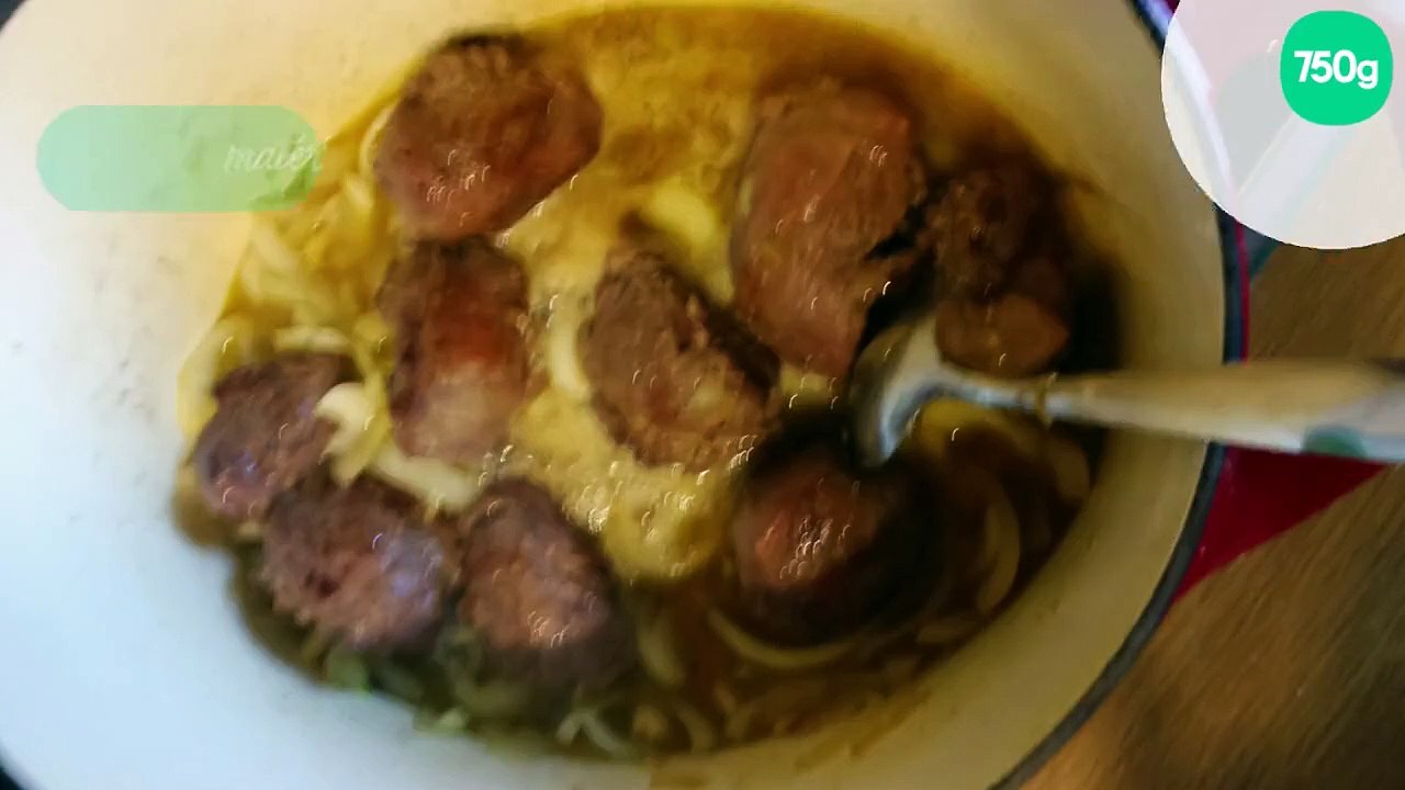 Joue de porc aux lentilles