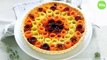 Tarte multicolore fleurs de carottes