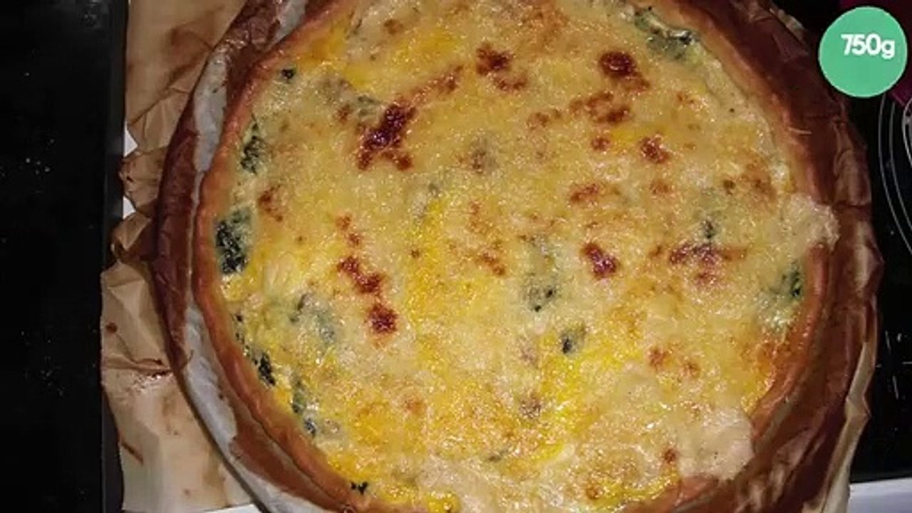 Tarte aux épinards rapide