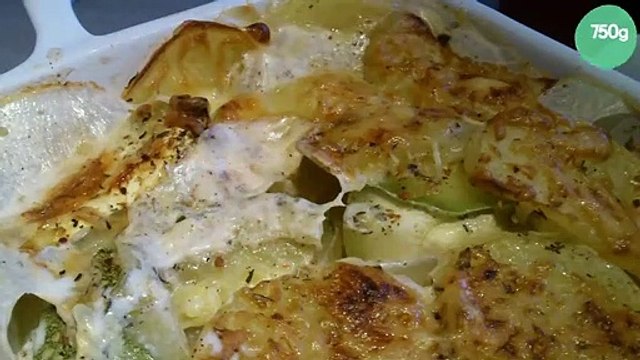 Gratin de courgettes et pommes de terre rapide