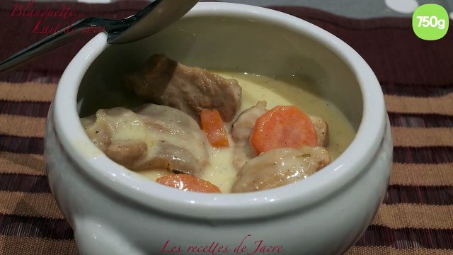 Blanquette de veau au lait de coco