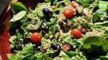 Salade de quinoa et épinards
