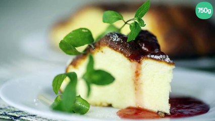 Gâteau de semoule au caramel