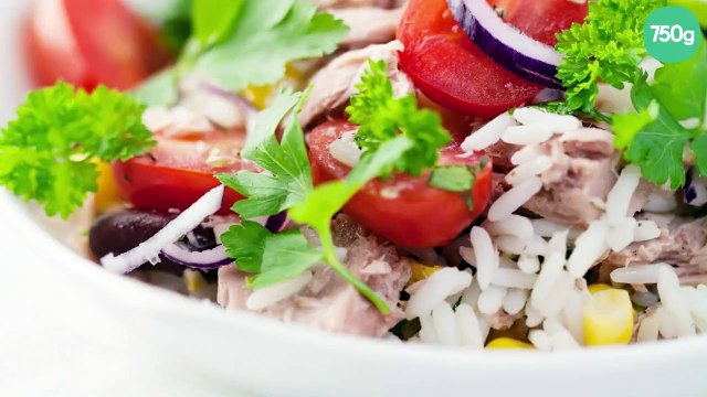 Salade de riz au fromage de brebis Etorki