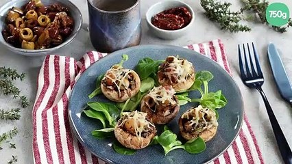 Champignons farcis à la provençale