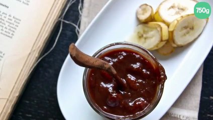 Confiture de bananes au chocolat