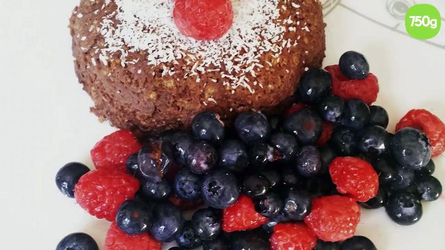 Bowl Cake cacao fruits rouges