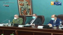 رئيس الجمهورية عبد المجيد تبون يترأس إجتماعا للمجلس الأعلى للأمن