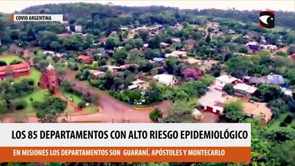 Los 85 departamentos con alto riesgo epidemiológico