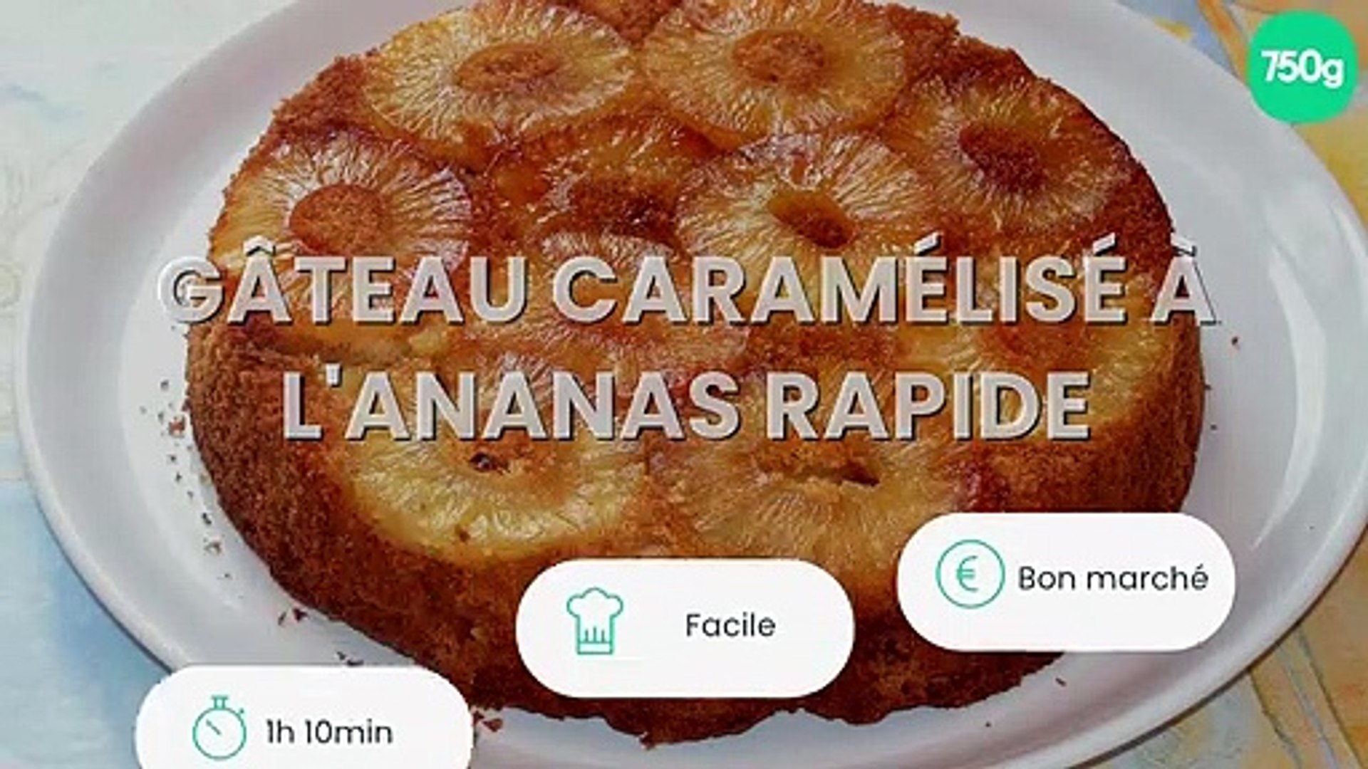 Gateau Caramelise A L Ananas Rapide Video Dailymotion