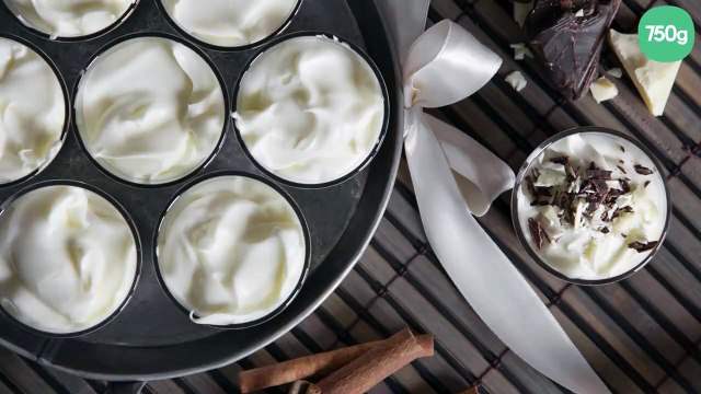 Mousse au chocolat blanc légère