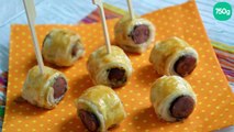 Rouleaux feuilletés saucisse et moutarde