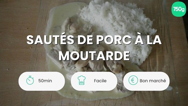 Sautés de porc à la moutarde