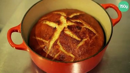 Pain cocotte sans pétrissage