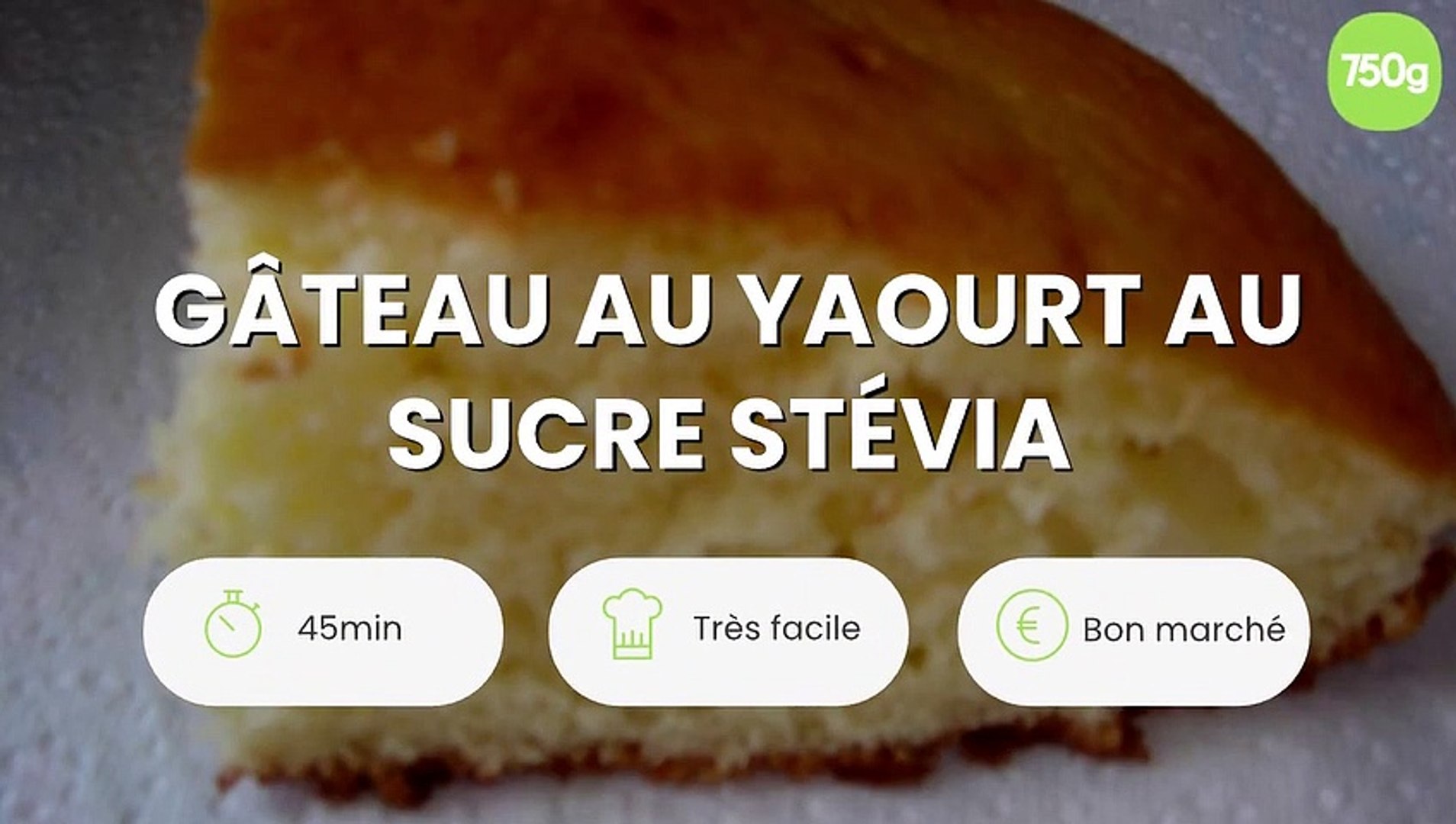 Gateau Au Yaourt Au Sucre Stevia Video Dailymotion