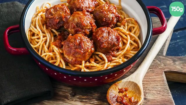 Spaghettis aux boulettes de viande