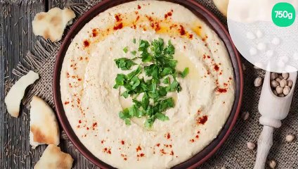 Houmous au cumin et paprika doux