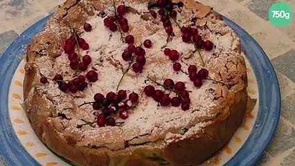 Gâteau meringué aux groseilles